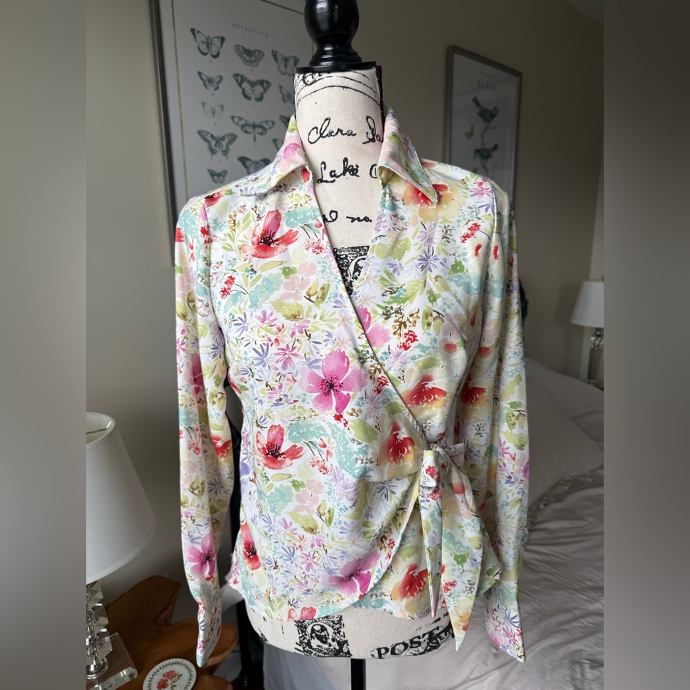 Rachel Zoe Multicolor Floral Top